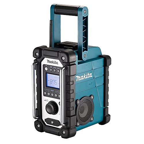 Makita Baustellenradio DMR116 - ohne Akku und Ladegerät - Auxiliary Blau,schwarz