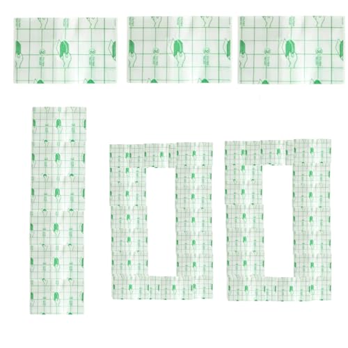 100 Stück ultradünne transparente Ohrabdeckungen zum Duschen wasserdicht ear covers ohrenschutz wasserdicht transparente einwegohraufkleber gehörschutz (transparent, Erwachsenenversion)