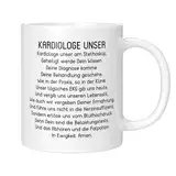 CupHaven® Kardiologie Tasse Kardiologe Unser Gebet Kardiologin Herzarzt Herzspezialist Kaffeetasse Kaffeebecher Becher Geschenk Geschenkidee