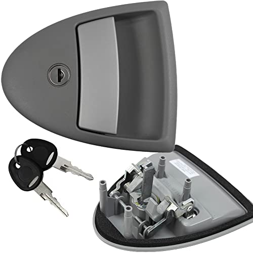 FAP Türschloss Außenschloss Wohnwagen Wohnmobil Caravan FF-System Triangle 1 grau (G)