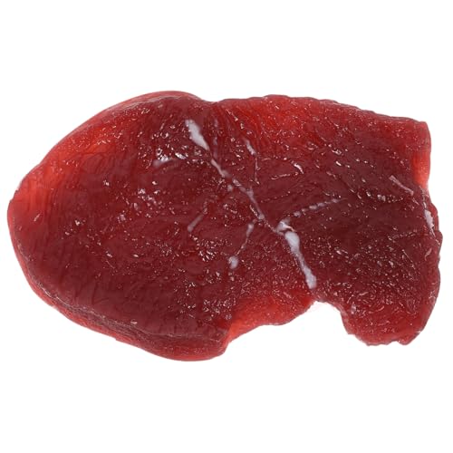 ibasenice Restaurant-Requisite gefälschte Fleischstütze groß lebensechtes Lebensmittelmodell Fälschung tischdeko esstisch Fleischmodell gefälschtes Essen gefälschtes Lebensmittelmodell PVC
