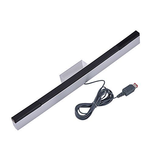 Richer-R Sensorleiste für Wii, Infrarot-IR Sensor Bar Kabelgebundene Sensorleiste,Verdrahtete Signal Ray Sensor Bar/Infrarot Receiver für Wii Konsolen