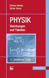 Physik: Gleichungen und Tabellen