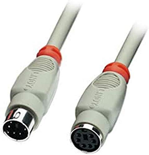 LINDY PS/2 Kabel, 3m, m/f, geschirmt Verlängerung, vergossen