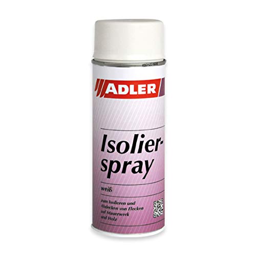 ADLER Isolierspray 400ml Weiß - Universelle, weisse Isolierfarbe für Flecken - Fleckenblocker