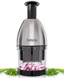 Gemüseschneider Spiralschneider Gemüsehobel - Gemüse Schneider Zwiebelschneider Kartoffelschneider Obstschneider - Vegetable Chopper Cutter Dicer (Druken Gemüseschneider)