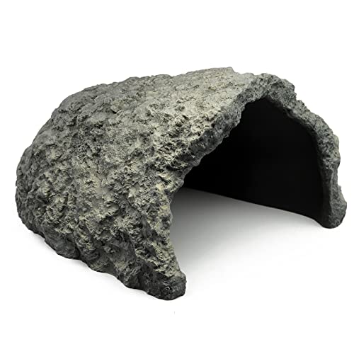 Reptilienfelsen Versteck Höhle Schildkrötenverstecke Höhle Großes Reptilienhabitat für Echsen Bartagame Leopardgecko Schlange Amphibien Fische