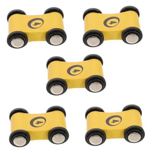 UKCOCO 5stücke Miniatur-autorennbahn Holz Rennwagen Tragbares Montessori-Spielzeug Für Kleinkinder Fördert Kreativität Und Interaktive Familienzeit Für Reisen Und Spielspaß