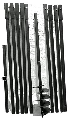 180/10 meter Erdbohrer Brunnenbohrer Handerdbohrer Erdlochbohrer Brunnenbau Pfahlbohrer brunnenbohrgerät
