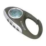 Digitaler Höhenmesser, Multifunktionaler Barometrischer Höhenmesser Barometer Höhenbarometer mit Hintergrundbeleuchtung zum Klettern Camping Outdoor Sport