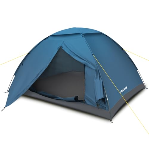 JAICOM Zelt 2 Personen Camping Zelt, Leicht, Stabil, Wasserdicht Kuppelzelt, 3-4 Saison Ultraleicht Zelte Mit Kleinem Packmaß, für Camping, Trekking, Familie, Outdoor