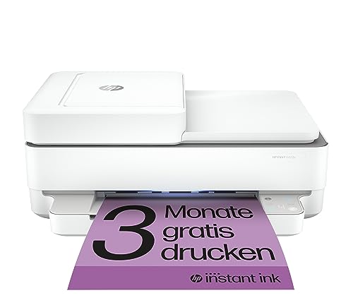 HP ENVY 6420e Multifunktionsdrucker, 3 Monate gratis drucken mit HP Instant Ink inklusive, HP+, Drucker, Kopierer, Scanner, Mobiler Faxversand, WLAN, Automatischer Dokumenteneinzug