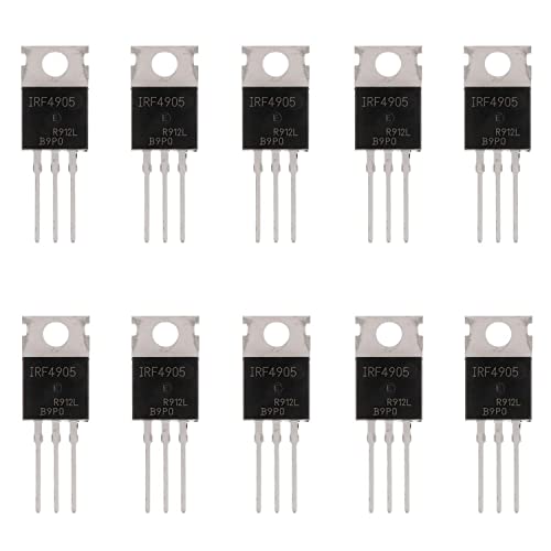 BOJACK IRF4905 MOSFET Transistoren IRF4905S 74 A 55 V P-Kanal Leistungs MOSFET TO-220AB (Packung mit 10 Stück)