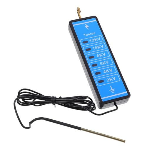 Veemoon Portable Zauntester Für Elektrozaun Elektronisches Messgerät Spannungskontrolle Für Weideflächen Zaunprüfer Für Landwirtschaftliche Anwendungen