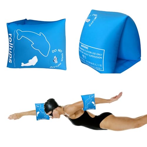 Aufblasbare Schwimmflügel Mit Extragroßen Luftkammern, Unzerbrechlichem PVC-Schwimmhilfen Zum Schwimmen Lernen, Perfekte Schwimmlernhilfe Für Mädchen, Jungs Und Erwachsene Beginnen
