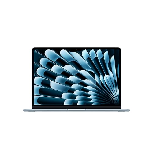 Apple MacBook Air (13", Apple M4 Chip mit 10‑Core CPU und 8‑Core GPU, 16GB Gemeinsamer Arbeitsspeicher, 256 GB) - Himmelblau