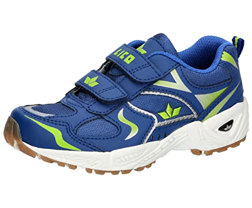 Lico Kinder Unisex Bob V Sportschuh, Blau/Lemon, 26 EU