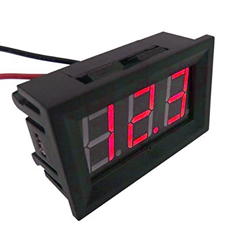 Mintice™ 0.56" DC 4.5V-30V Mini Digital Voltmeter Spannungsprüfer Spannungsanzeige Messbereich Rot LED Licht Auto Motorrad KFZ