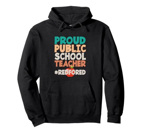 Öffentliche Schulbildung Stolzer Lehrer an öffentlichen Schulen, Rot für Pullover Hoodie