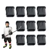 10 Stück Endkappen Für Hockeyschläger, Gummi Endkappen Ersatzstecker Für Einsteckteil, Gummi-Endstopfenabdeckung für Eishockey, Schutzabdeckung zum Schutz des Endes eines Feldhockeyschlägers