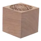 Zerodeko Aromatherapie-Holzwaren Erfrischer Aromatherapieöle Diffusorflaschen Duft Luft naturholz wohnungseinrichtung holzklötze Aromatherapie Holzdiffusor Holz diffus streuender Schmuck