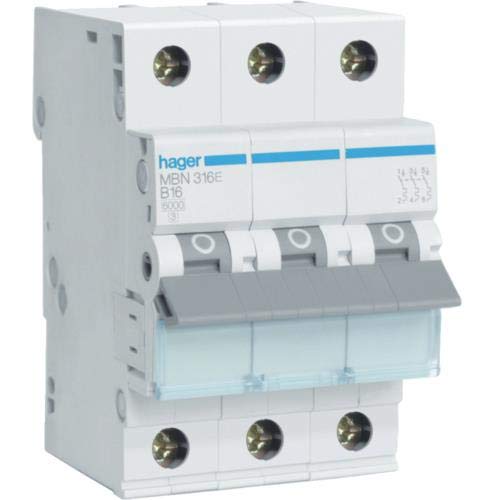 unbekkant Hager MBN 325E LS-Schalter 3P 6kA B25 3M Schraubtechnik