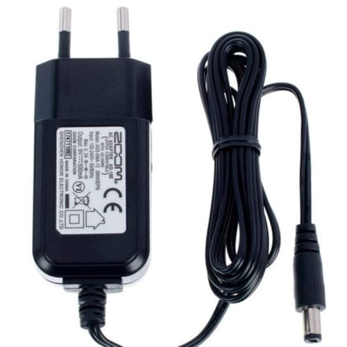 Zoom AD-16 EU-Netzteil für Zoom Gitarren- und Bass-Effektpedale und Drumcomputer | DC 9 V / 500 mA | schwarz