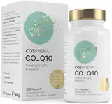 Coenzym Q10 - Hochdosiert mit 250 mg pro Kapsel. 120 vegane Kapseln im 4 Monatsvorrat - Angereichert mit Biotin & Niacin als Beitrag zum Erhalt normaler Haut & für einen normalen Energiestoffwechsel.