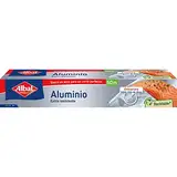 Albal Extra starke Aluminiumfolie, hitzebeständige und leicht zu schneidende Aluminiumfolie, Silberfolie für Lebensmittel, Kochen, Grillen und Grillen, 50 m x 29 cm