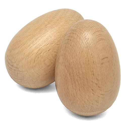 TIGER SHA28-NT Egg Shaker, Holz - Natur - Ein Paar