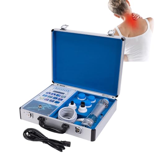 Stoßwellentherapie Gerät Erektile Dysfunktion, Fokussiertes Stoßwellentherapiegerät ED Extrakorporale Stoßwellentherapie Maschine für Zuhause, Gewebetherapie, Schmerzlinderung, Tiefenmuskelentspannung