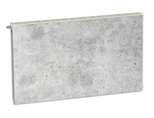 Magnet Heizkörperverkleidung Heizkörperabdeckung Grau Textur 100x60 cm Heizung Abdeckung Verkleidung Magnetische Abdeckmatte Kühlschrank aus Einem Flexiblen Magneten Digitaler Aufdruck