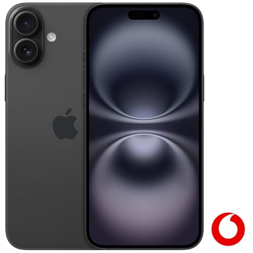 Apple iPhone 16 Plus mit Vodafone Vertrag | Aktion: 25% Basispreis-Rabatt | 24 Mon. Laufzeit | in Schwarz | mit 128 GB Speicher