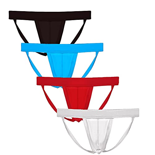 Summer Code Herren Sexy Strings mit Ausbuchtung Bikini Jockstrap Elastisches Thong