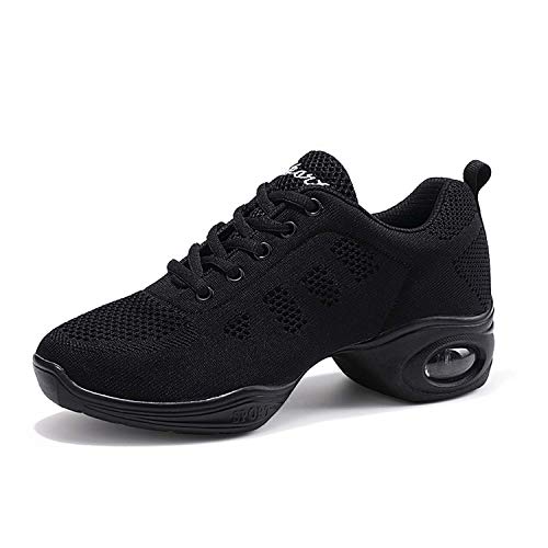 Split Sole Athletic Schuhe Trainer leichte Jazz Fersenschuhe Training Tanzsneaker Laufschuhe Leichte Luftkissen Schuhe Black 39