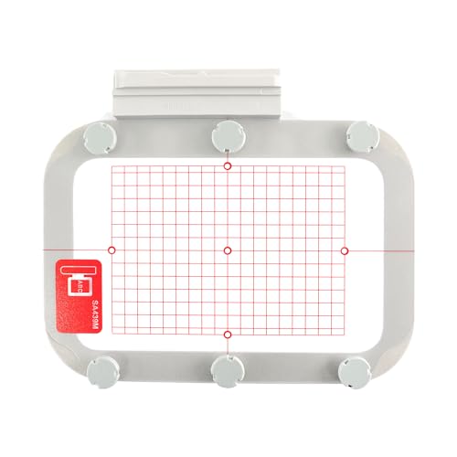 MagnaHoop Magnetischer Reifen für Brother Innovis NQ1700E NQ1600E NQ1400E NQ3600D Dream Machine 2 VE2200 4000D 1500D V7 V5 VM5200 und Babylock, Metall-Magnet-Stickmaschine Schärpe Rahmen (5x7-SA439M)