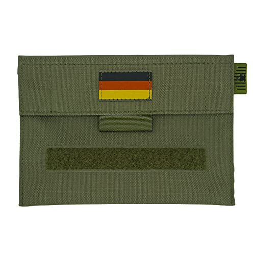 Café Viereck Bundeswehr/Military Bag, Taktisches Pouch, Utility Pouch für Outdoor/Camping/Jagd, Militär Tasche/Zubehör (TactiBag einfarbig Oliv)