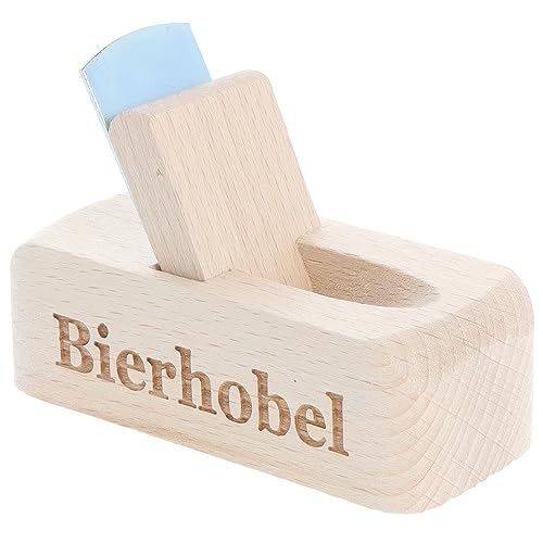 Spruchreif | Flaschenöffner aus Holz mit Gravur "Bierhobel" | Originelles Männergeschenk für Bierliebhaber