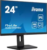 iiyama ProLite XUB2492HSU-B6 60,5cm 23,8" IPS LED-Monitor Full-HD 100Hz HDMI DP USB3.2 Höhenverstellung Pivot FreeSync schwarz