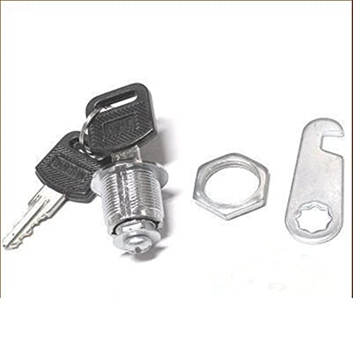 Briefkastenschlösser Nockenschlösser Kleiderschrank Schrankschlösser Durchmesser 23 mm Gewindelänge 16 mm 20 mm 25 mm 30 mm 38 mm 5 Sets