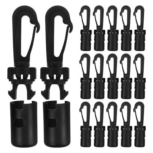 VANZACK 20stücke Teiliges Elastische Seil-Haken Für Boots Und Kanuzubehör Stabile Befestigung Für Schnelle Und Sichere Anlegemöglichkeiten Für Outdoor-aktivitäten Und Camping