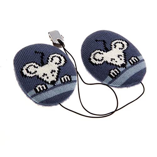 earbags Kinder Ohrenwärmer Kids, Kindermaus blaugrau, S, 824