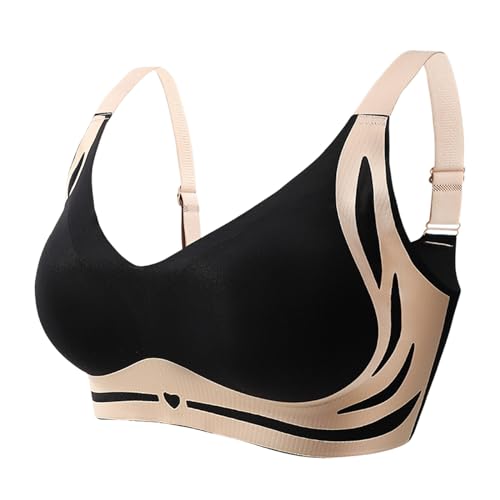 Hebender Anti-Sagging Wireless Push-Up BH atmungsaktive Brust gesammelt Nahtlose Anti-Sagging Dessous Shaping BHS Push-up-BH zum Anheben Anti-Aging kabellos Push-Up-BH gerafft