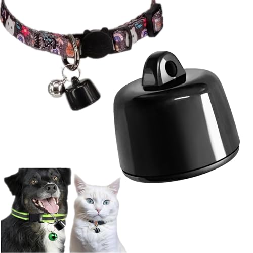 Mini-Haustierortungsgerät für Katzen – Kompatibel mit iOS & Android – Weltweite Standortverfolgung – Ohne monatliche Gebühren – Für jedes Halsband geeignet