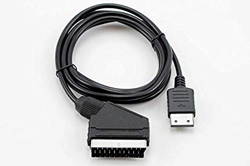 RUITROLIKER Schwarz 6Ft 1.8m RGB Scart Kabel für Dreamcast Konsole