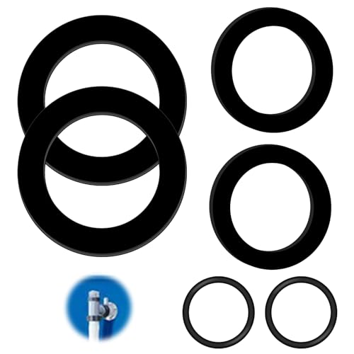 O-Oring Set, Pool Gummi Dichtringe Unterlegscheiben runde Dichtung, für Pool Teile 10745, 10262, 10255 ect(6PCS )