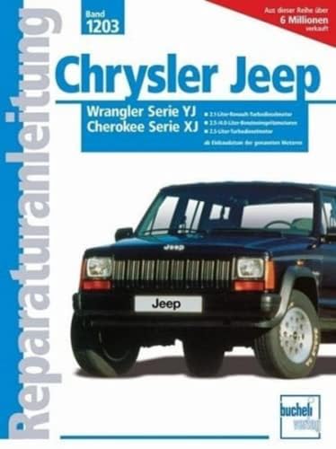 Chrysler Jeep Wrangler Serie YJ / Cherokee Serie XJ: 2,1-l-Renault-Turbodieselmotor. 2,5 l und 4,0 l Benzineinspritzmotoren. 2,5 l Turbodieselmotor. ... der genannten Motoren (Reparaturanleitungen)