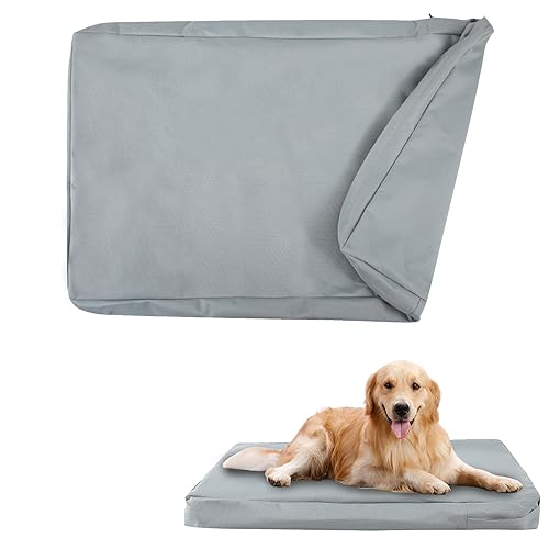 Hundebett Wechselbezug, Hundekissen Ersatzbezug, Bezüge für Hundebetten, Elastische Hundebett-Abdeckung,Wasserdichte Ersatzbezug für Hundebox Hundebett Grosse Mittelgroße Hunde,Haustierbedarf (L)