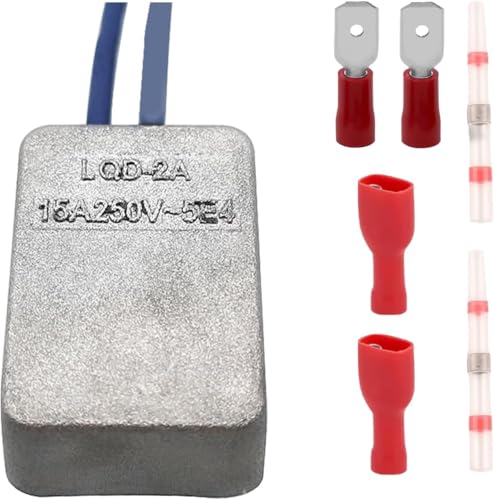 Softstart Modul Set, Softstart Modul Sanftanlauf 230V 15A, Sanftanlaufmodul mit Insallationsset, Anlaufstrombegrenzer Anlaufwiderstand für Kreissäge Kappsägen Handkreissäge Winkelschleifer
