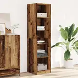 Homgoday Antiker Holzschrank, 50 x 50 x 200 cm, aus mehrschichtigem Holz, Dekor für Möbel, Schränke, Büromöbel, Aufbewahrungsschrank